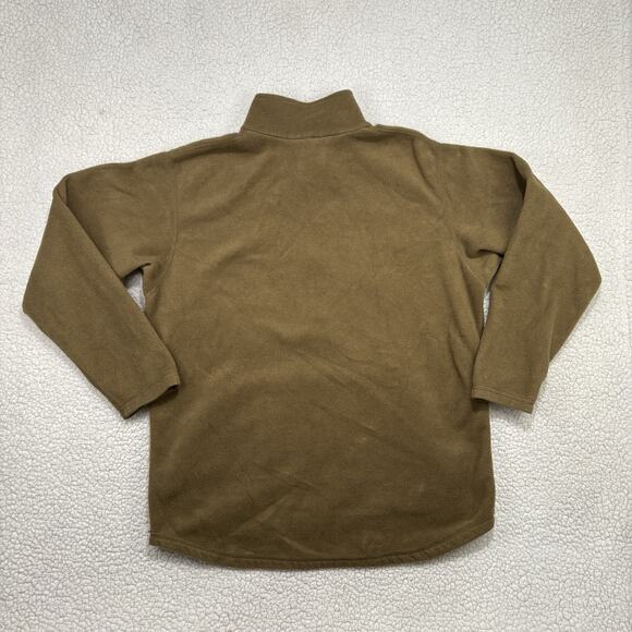 USMC Marine Corp Polartec Fleece Pullover Mens M Coyote Brown Peckham 1/2 Zip - Picture 5 of 7